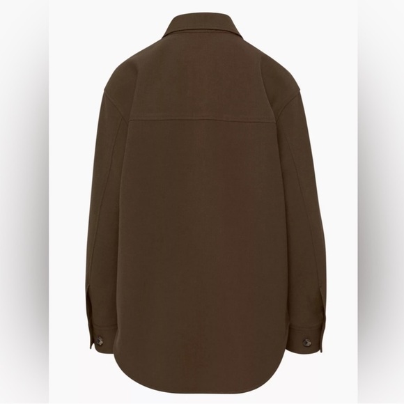 Aritzia mocha brown ganna jacket sz xxs worn once - Picture 8 of 10